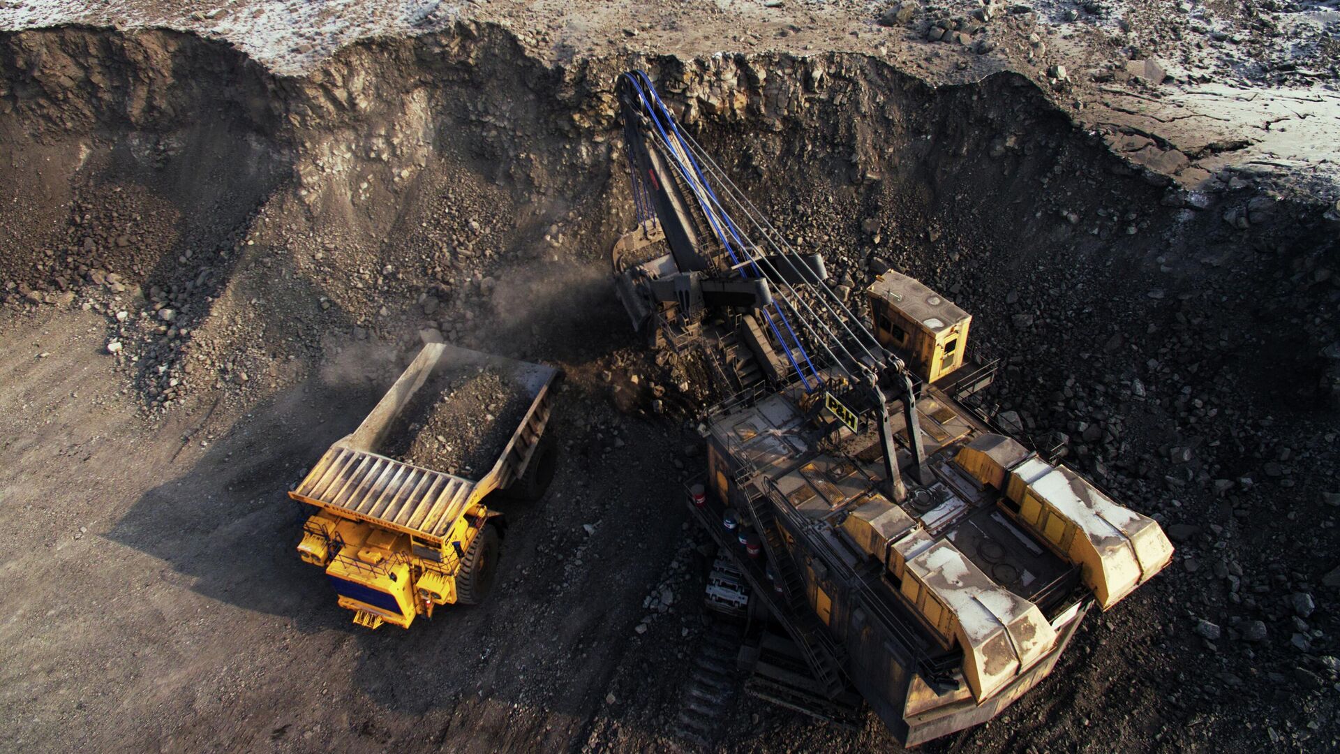 Кедровский угольный разрез в Кузбассе Кедровский угольный разрез в Кузбассе - ПРАЙМ, 1920, 12.12.2025