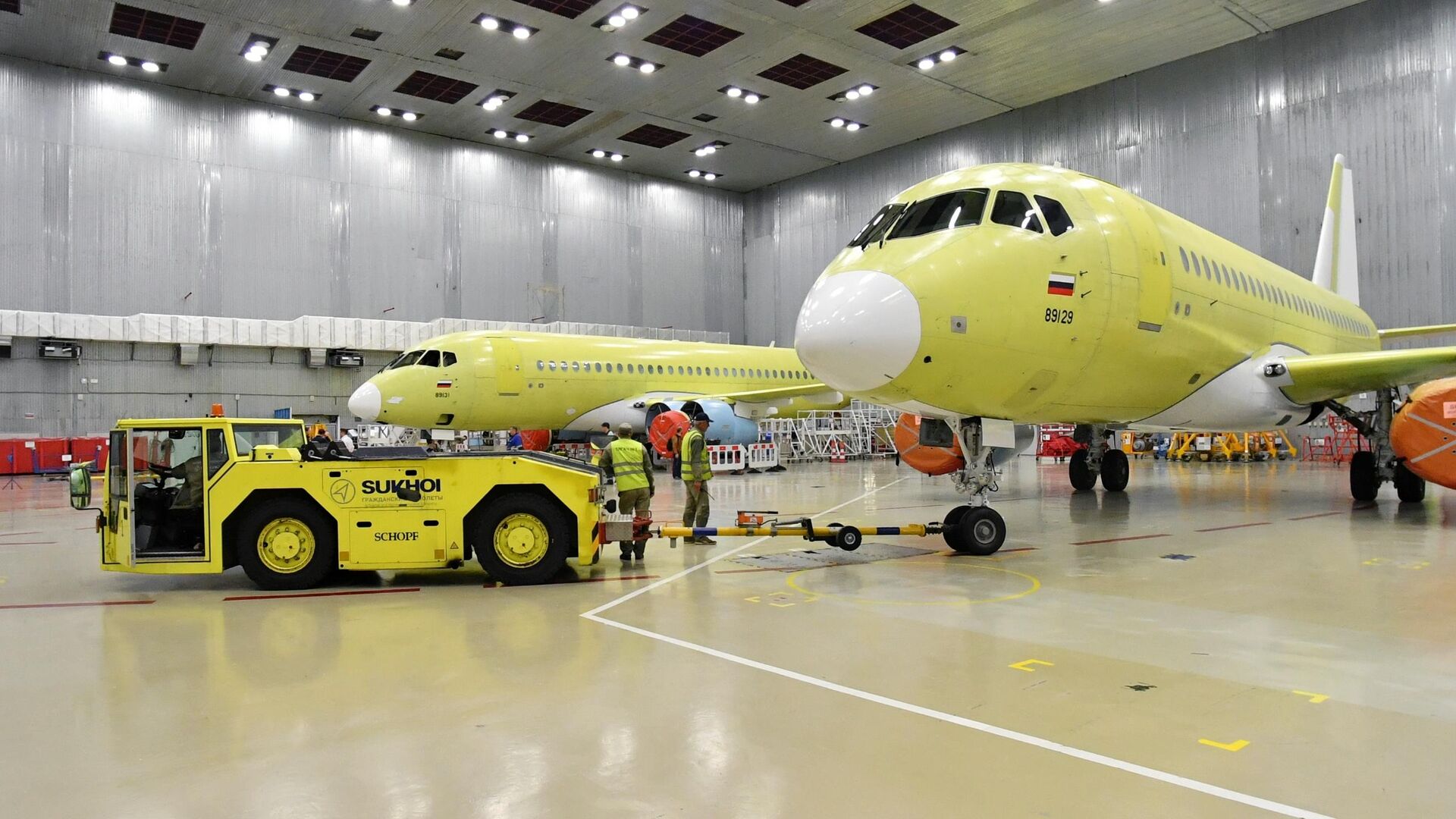 Производство самолетов Sukhoi Superjet 100 в Комсомольске-на-Амуре Производство самолетов Sukhoi Superjet 100 в Комсомольске-на-Амуре - ПРАЙМ, 1920, 05.09.2025