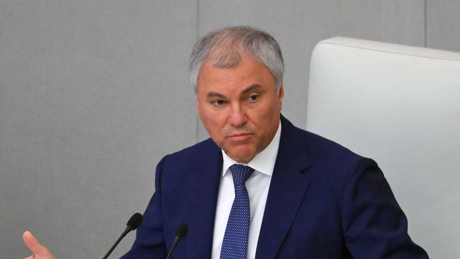 Председатель Государственной думы России Вячеслав Володин  - ПРАЙМ, 1920, 26.11.2025