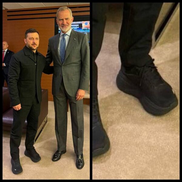 Ботинки Владимира Зеленского