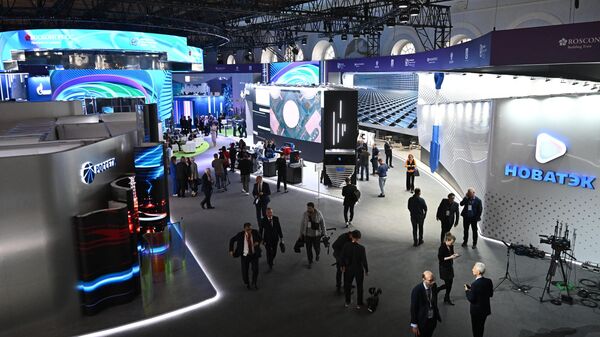 Участники Международного форума Российская энергетическая неделя