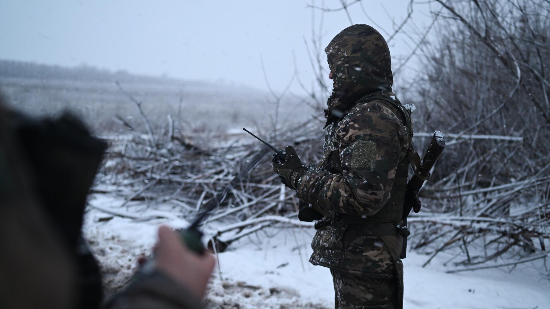 Военнослужащий Вооруженных сил России в зоне СВО Военнослужащий Вооруженных сил России в зоне СВО - ПРАЙМ, 1920, 21.11.2025