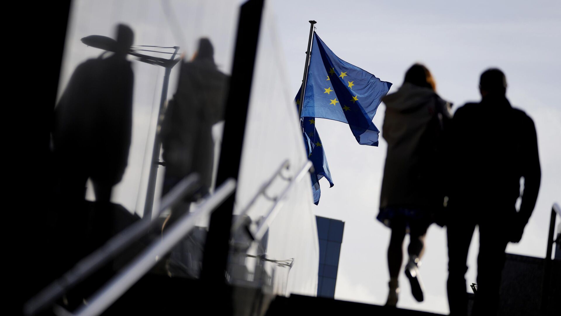 Флаг ЕС в Брюсселе - ПРАЙМ, 1920, 24.11.2025