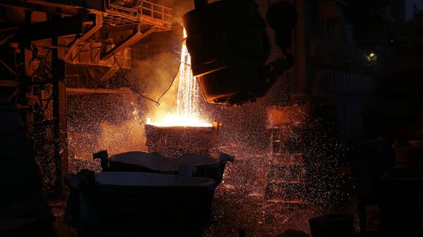 Цех доменной выплавки металла