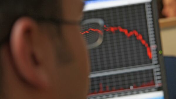 График на мониторе