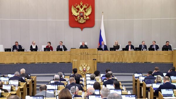 Заседание Государственной Думы РФ