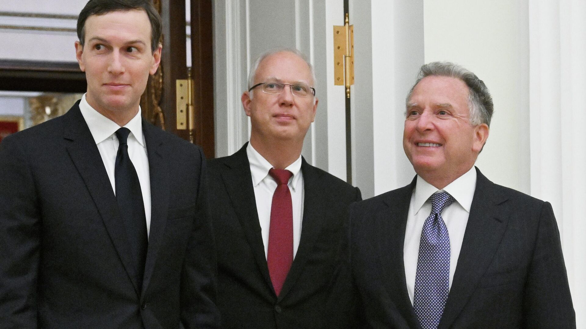 Джаред Кушнер, Кирилл Дмитриев и Стивен Уиткофф перед началом встречи с президентом РФ Владимиром Путиным - ПРАЙМ, 1920, 03.12.2025