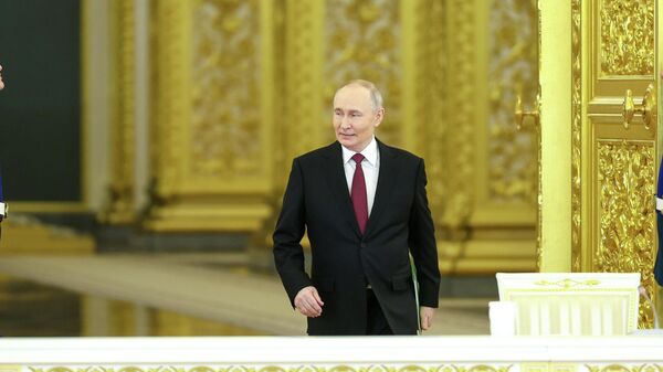 Президент РФ Владимир Путин перед заседанием Совета по стратегическому развитию и национальным проектам