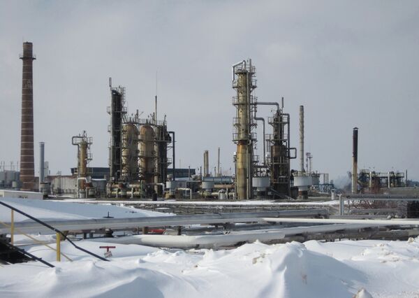 Нефтеперерабатывающий завод в Новокуйбышевске