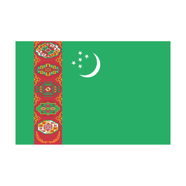 Флаг Туркмении