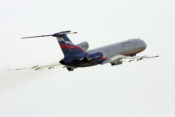 Самолет Ту-154м авиакомпании Аэрофлот