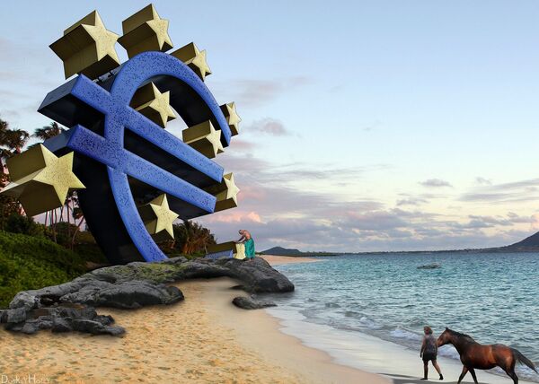 Падение евро
