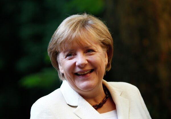 Ангела Меркель прибыла в церковь St. Michaels в Мюнхене