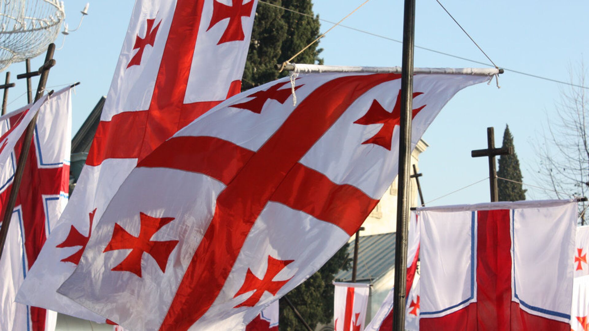 Флаг Грузии - ПРАЙМ, 1920, 30.06.2022
