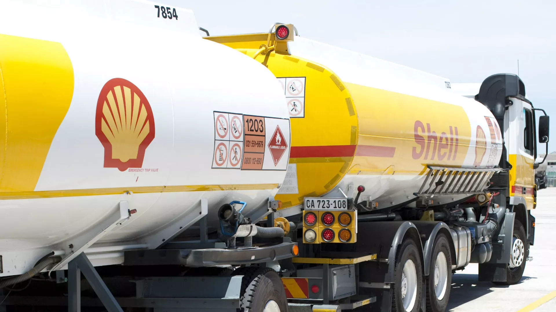 Бензовоз компании Shell - ПРАЙМ, 1920, 01.02.2021