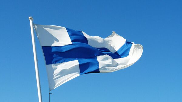 %Флаг Финляндии