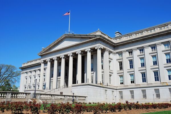 #Министерство финансов США в Вашингтоне