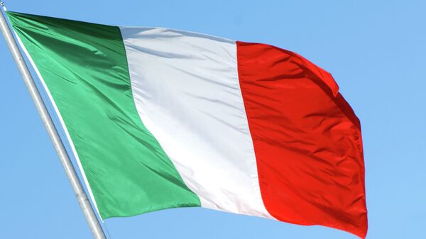 %Флаг Италии