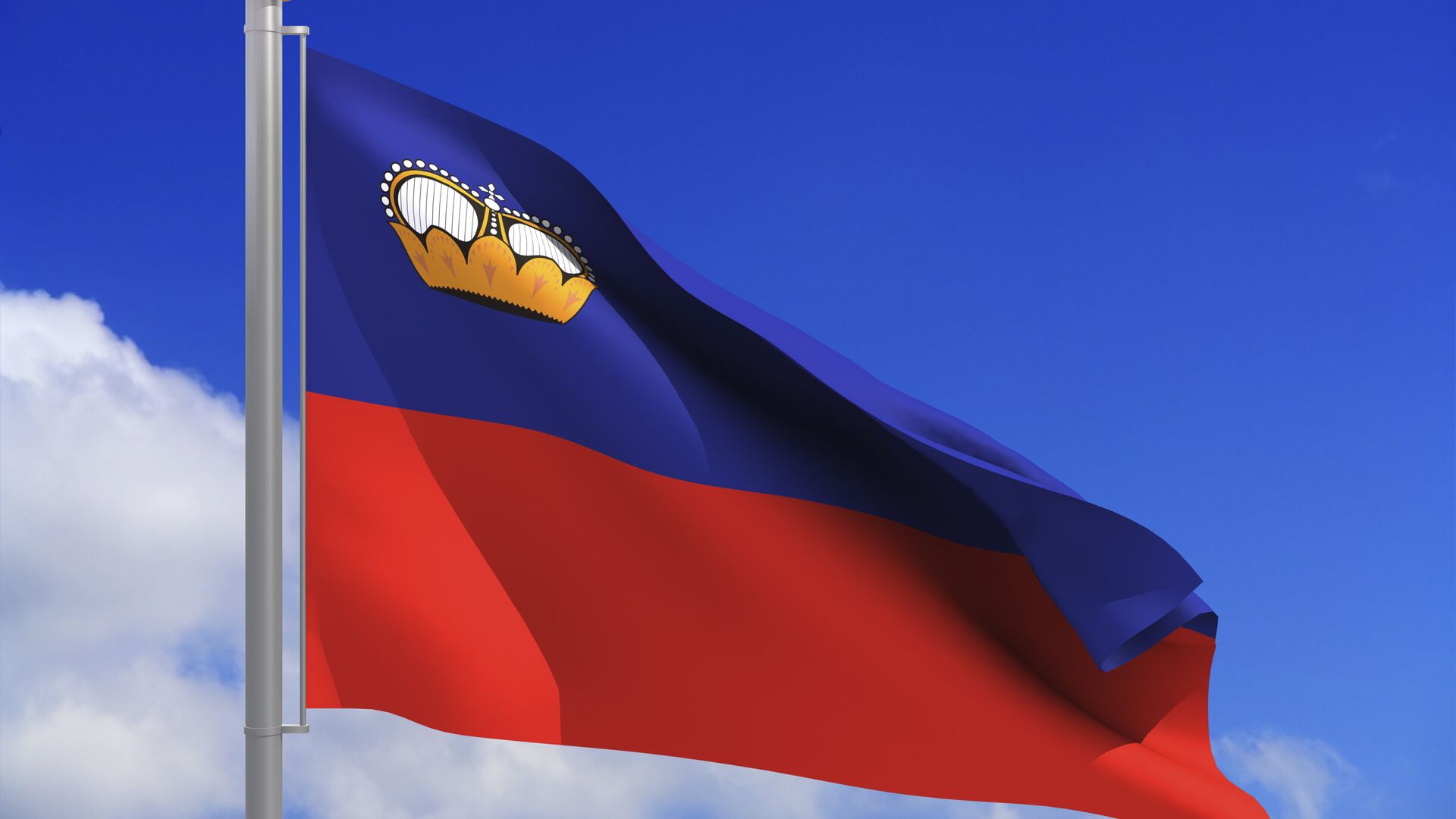 Флаг Лихтенштейна - ПРАЙМ, 1920, 16.04.2024