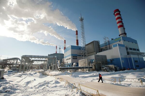 Главный корпус нового энергоблока на Среднеуральской ГРЭС