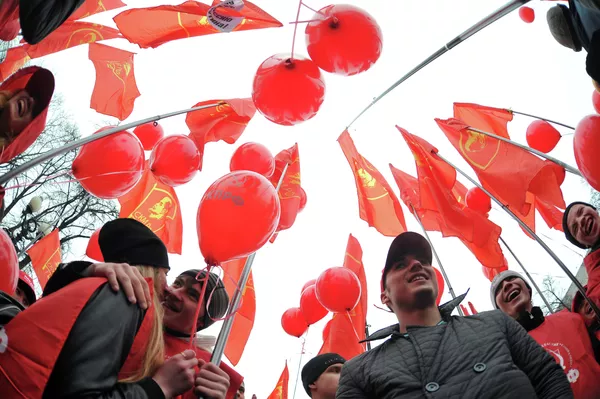 Митинг КПРФ на Пушкинской площади