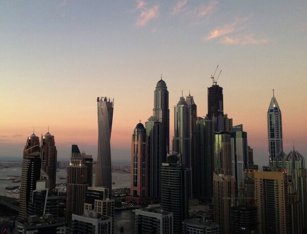 Спиральная башня Infinity Tower в престижном районе Дубая Dubai Marina