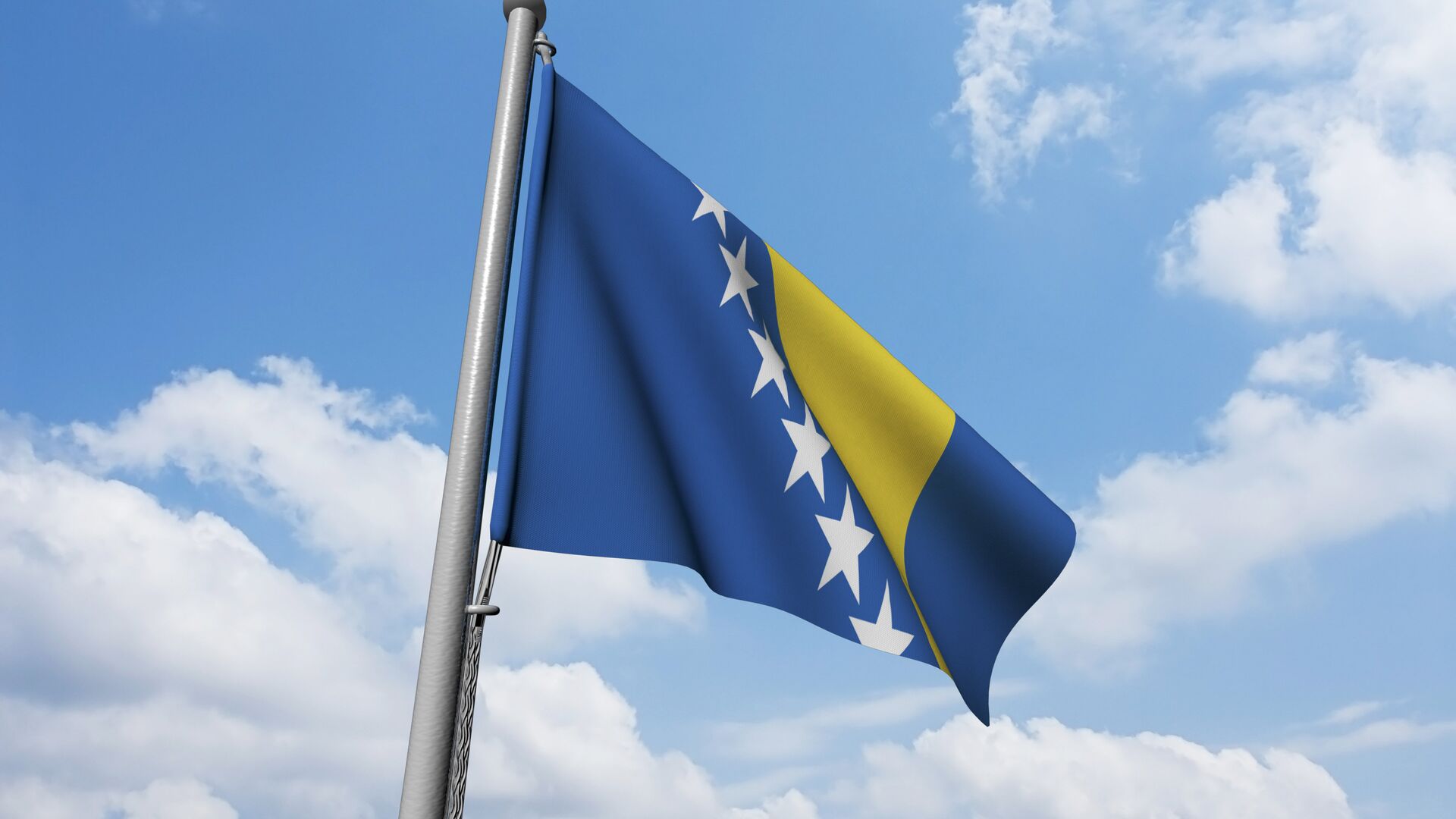 Флаг Боснии и Герцеговины - ПРАЙМ, 1920, 18.06.2022