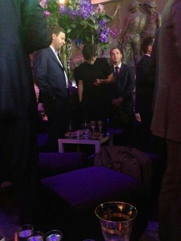 Павел Дуров и Дмитрий Гришин на вечеринке Мегафона Павел Дуров и Дмитрий Гришин на вечеринке Мегафона