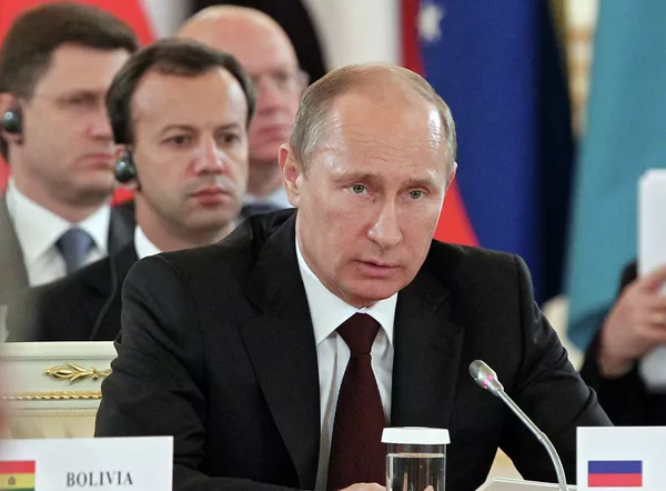 В.Путин на заседании 2-го саммита Форума стран-экспортеров газа