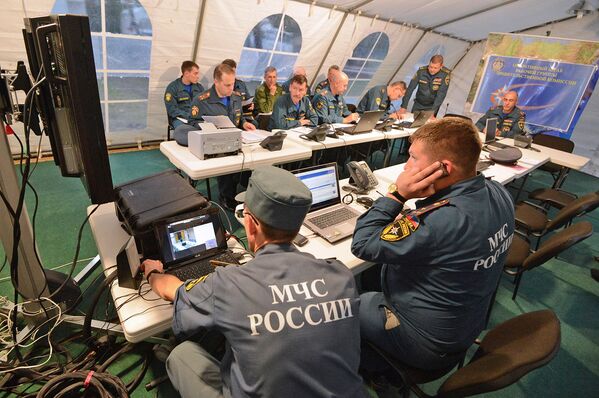 Совещание оперативного штаба МЧС России в городе Зея Амурской области