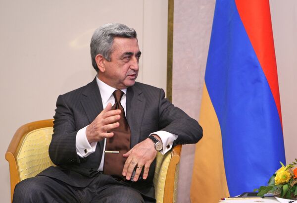 Президент Республики Армения Серж Саргсян