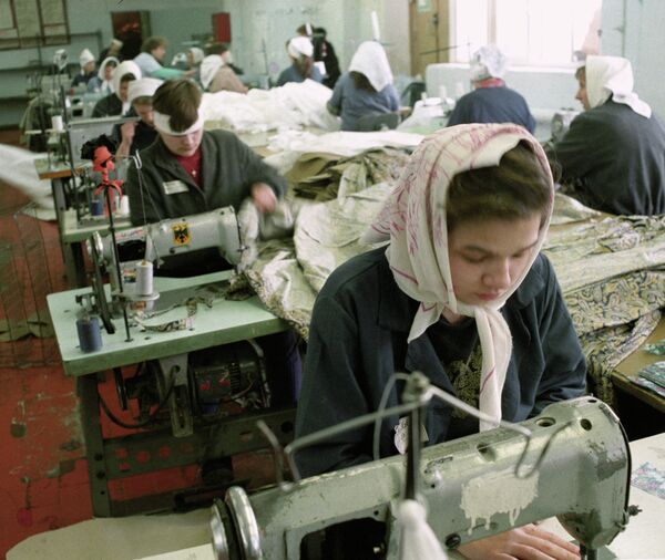 Швейный цех Нижегородской женской колонии