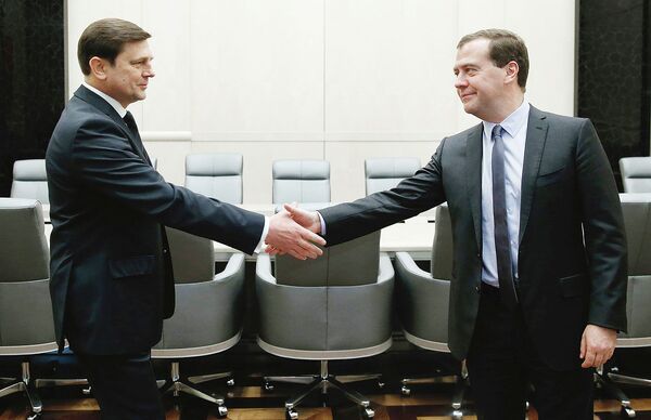 Встреча Д.Медведева и О.Остапенко