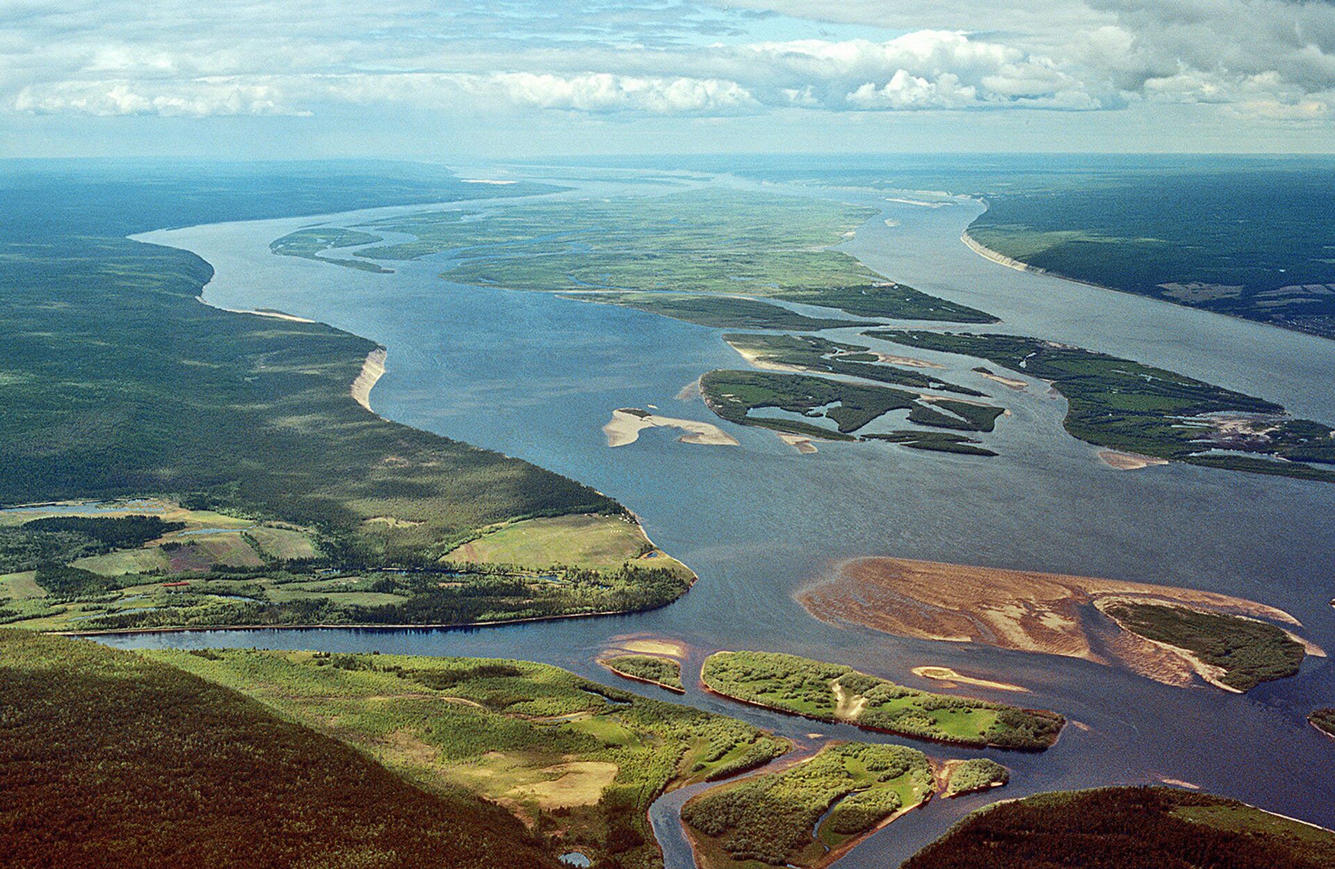% Река Лена в Якутии - ПРАЙМ, 1920, 03.09.2021