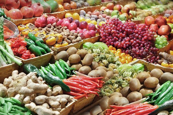 #Овощи на рынке