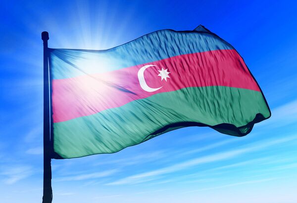 %флаг Азербайджана