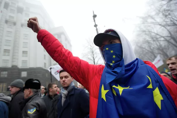 Митинг За европейскую Украину в Киеве