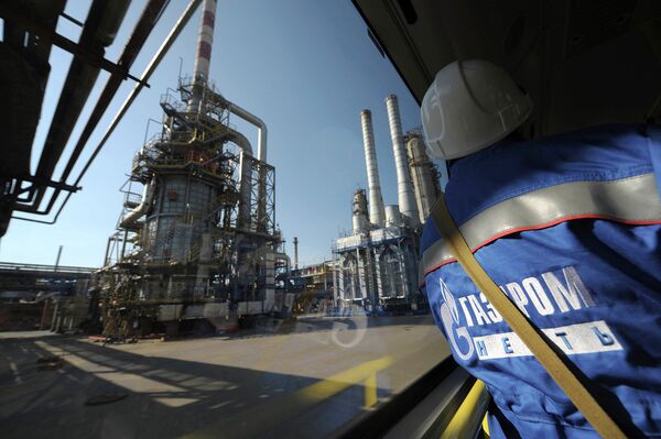 %Объекты Московского НПЗ Газпром нефти