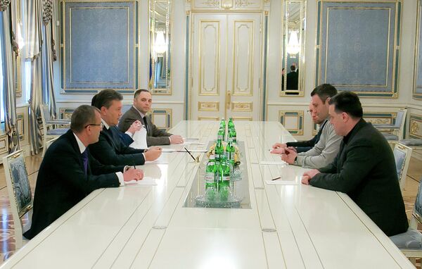 Встреча В.Януковича с лидерами оппозиционных парламентских фракций