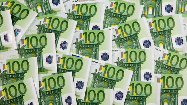 %Евро крупные банкноты