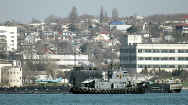 Андреевский флаг поднят на подлодке Запорожье ВМС Украины