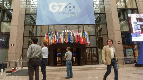 Подготовка к открытию саммита стран G7 2014 года