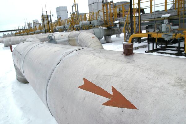 Участок компрессорной станции ОАО Газпром