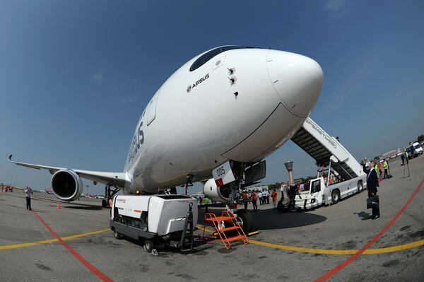 Новый пассажирский авиалайнер Airbus A350 XWB