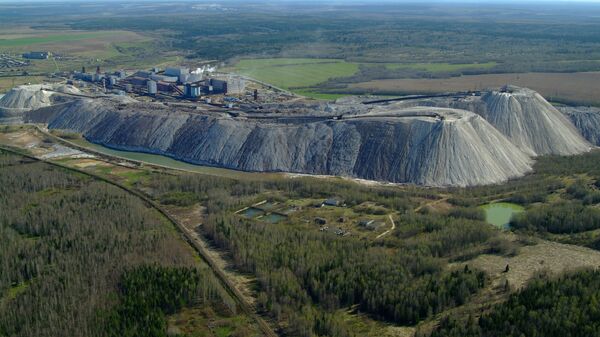 Обвал грунта на шахте компании Уралкалий