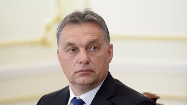*Премьер-министр Венгрии Виктор Орбан