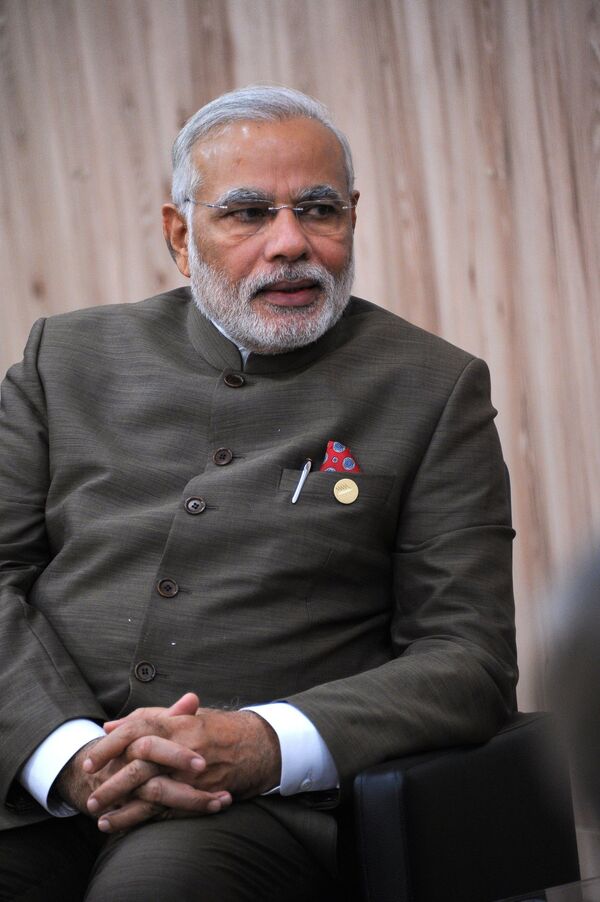 Премьер-министр Индии Нарендра Моди