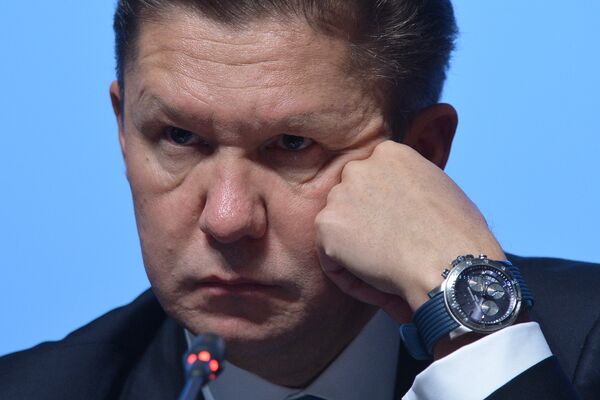 *Председатель правления ОАО Газпром Алексей Миллер