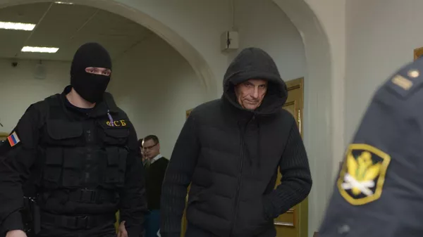Губернатор Сахалинской области А.Хорошавин на заседании в Басманном суде