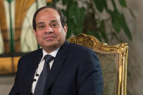 Президент Египта Абдель Фаттах Ас-Cиси дал интервью генеральному директору МИА Россия сегодня Д.Киселеву